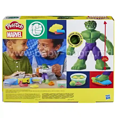 Set de joaca Play-Doh HAS PD Hulk Smash and Squish F9826