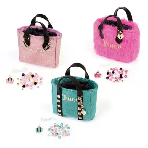 Set creativ, minigeanta si bratara MIR Juicy Couture Mini Handbag and DIY Bracelet, ast 4471M