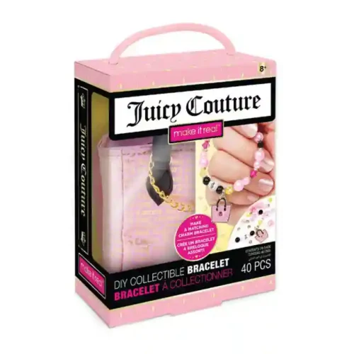 Set creativ, minigeanta si bratara MIR Juicy Couture Mini Handbag and DIY Bracelet, ast 4471M