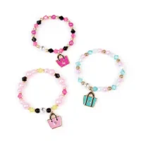 Set creativ, minigeanta si bratara MIR Juicy Couture Mini Handbag and DIY Bracelet, ast 4471M 5