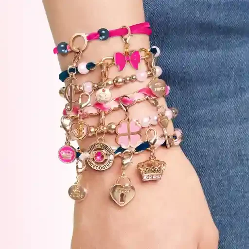 Set creativ, bratari velvet si pierle MIR Juicy Couture Charmed By Velvet & Pearls 4417M 3