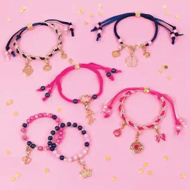 Set creativ, bratari velvet si pierle MIR Juicy Couture Charmed By Velvet & Pearls 4417M 4